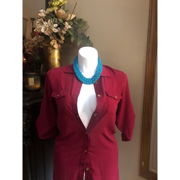 Button Down Blouse - Picture 3 of 3